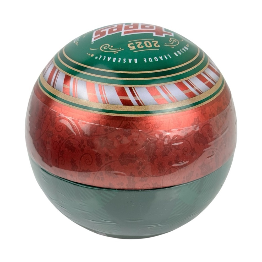 2025 Topps Holiday MLB Baseball Collector Tin Set NEW & SEALED - Picture 3 of 10